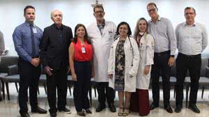 Padre Cícero Lenisvaldo abençoou as obras da Santa Casa Cardiovascular