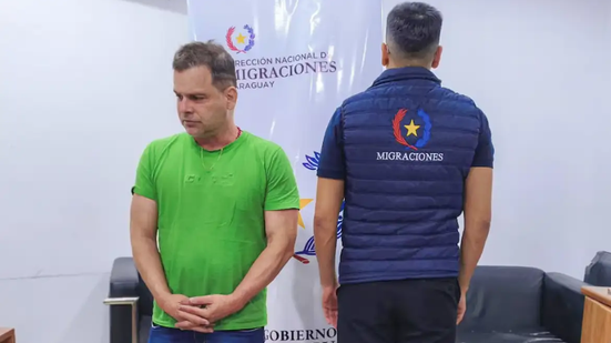 Ex-diretor da PRF foi preso ontem no Paraguai - Foto: Polícia do Paraguai