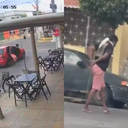 Homem com mãos atadas pula de carro em movimento e foge de sequestro - Foto: Reprodução