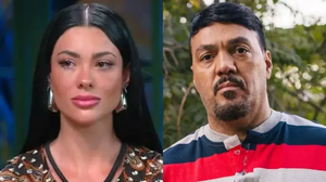 Caos! Jantar entre Rayane e Belo termina em barraco e ofensas racistas - Foto: Reprodução/ Record e Globo