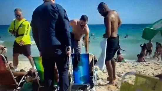 Suspeito de integrar Comando Vermelho e liderar tráfico de drogas em Goiás é preso em praia do Rio - Reprodução / PMERJ