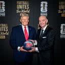 Trump e o presidente da FIFA Gianni Infantino - Official White House / Daniel Torok