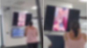 TV de recepção de hospital em MG é invadida e exibe conteúdo pornográfico - Reprodução / Redes sociais