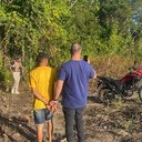 A identificação do suspeito preso foi possível graças à análise das imagens e - Foto: Cortesia/PCAL