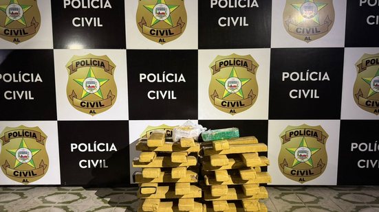 Droga apreendida durante a ação policial - Foto: Cortesia ao TNH1
