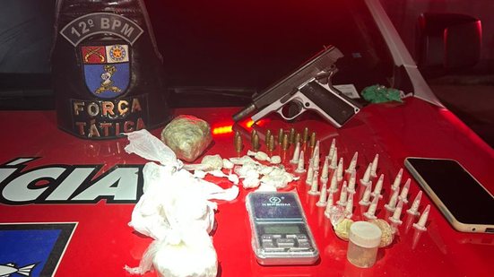 Ação policial terminou com três presos por tráfico - Foto: Cortesia ao TNH1