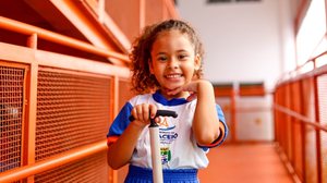 Criança matriculada na rede municipal. - Foto: Ascom Semed/Arquivo