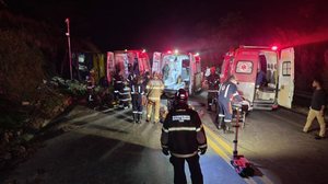 Alagoana relata momentos de desespero no acidente em MG: "Todo mundo começou a gritar" - Reprodução / Corpo de Bombeiros de MG