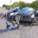 Acidente entre motocicleta e carro deixa feridos em Coité do Nóia - Reprodução / Redes sociais