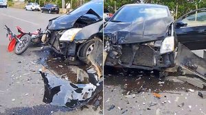 Acidente entre motocicleta e carro deixa feridos em Coité do Nóia - Reprodução / Redes sociais