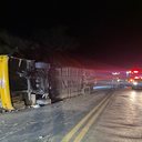 ANTT: ônibus envolvido em acidente em MG teve 30 infrações registradas em 1 ano - Reprodução / CBMMG