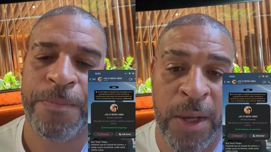 Mãe de Adriano Imperador cai em golpe\u003B ex\u002Djogador faz ameaça forte a bandido