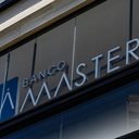 Detalhe da fachada da sede do Banco Master - Rafaela Araujo / Folhapress