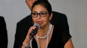 Imagem de arquivo de Delcy Rodríguez - Alan Marques / Folhapress