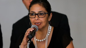 Delcy Rodrigues, vice-presidente da Venezuela - Alan Marques / Folhapress