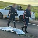 Equipe do Samu chegou a constatar morte da mulher, que depois foi reanimada por socorristas da concessionária que administra a SP-294 - Reprodução / Conecta Bauru