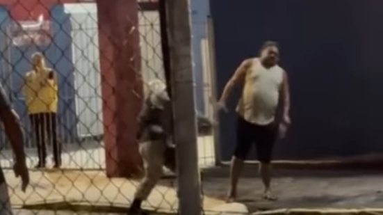Ex-jogador Perdigão é agredido por PM após partida em Curitiba - Reprodução / Instagram