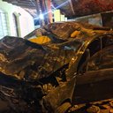 Homem mata a vizinha, foge com filhos e tenta matá-los batendo carro no interior de SP - Divulgação / PM