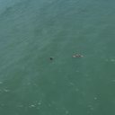 Imagens aéreas mostram momento em que corpo de adolescente é encontrado no mar da Jatiúca - Reprodução / DEA