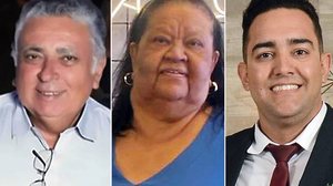João Clemente Pereira, 63; Miranilde Pereira da Silva, 75; e Marcos Raymundo Fernandes Moreira, 33: os três morreram no Hospital Anchieta, em Taguatinga (DF) - Arquivo pessoal