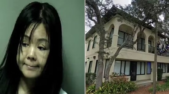 Reprodução/Okaloosa Dept. of Corrections; Reprodução/Google Maps