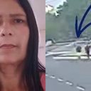 Momento em que Cícera foi atacada pelo criminoso (Foto: Reprodução) - Foto: Reprodução