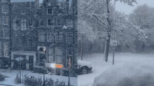 A neve em Amsterdã - Reprodução / X