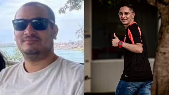 Ruan (à esquerda) é suspeito de mandar matar Joba, coordenador da categoria da base do CRB - Montagem/TNH1