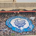 Torcida do CSA na partida contra o Coruripe, no domingo (11) - Cortesia ao TNH1