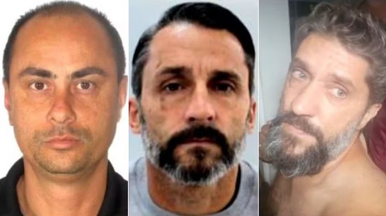 Os presos são  Marcio Serapião de Oliveira, 52 (o Velhote), Fernando Alberto Ribeiro Teixeira, 48 (o Azul ou Careca), e Manoel Alberto Ribeiro Teixeira (conhecido como Manezinho ou Manoelzinho) - Reprodução