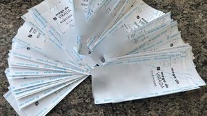 Volantes registrados para os bolões - Arquivo pessoal / Glaciel Andrade