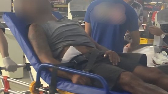 Vítima foi socorrida pelo Samu - Foto: Cortesia ao TNH1