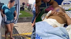 Felizmente criança não teve fraturas - Foto: Reprodução