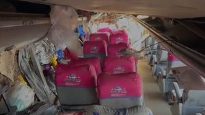 Ônibus tomou na rodovia AL-220, em São José da Tapera - Cortesia