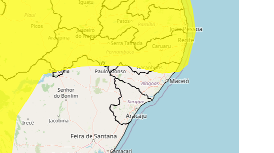 Foto: Reprodução/Inmet