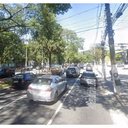 Avenida República do Líbano, onde motorista de Porsche atropelou assaltante e arrastou sua moto por 100 metros - Reprodução / Google Maps