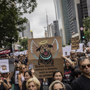 Os participantes demandaram punição aos envolvidos e a redução da maioridade penal - Foto: Folhapress
