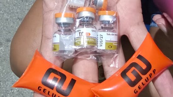 Produtos foram comprados pela internet a partir de anúncio no Instagram - Foto: Cortesia/PCAL