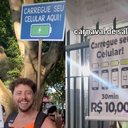 Imagem Empreendedores usam aluguel de carregador de celular para ganhar dinheiro no Carnaval; entenda