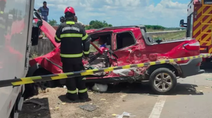 Acidente na BR-101, em São Sebastião - Reprodução