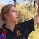 Georgia Rizzi, de 16 anos, foi atingida por um raio em Perth, na Austrália - Reprodução / 9 News Austrália