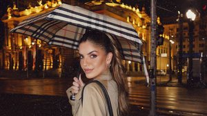 Giuliana Passarelli em evento da marca de roupas de luxo Burberry - Arquivo pessoal