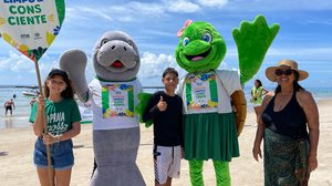 Carnaval Limpo e Consciente faz parte do projeto Nossa Praia, do IMA - Foto: Ascom IMA