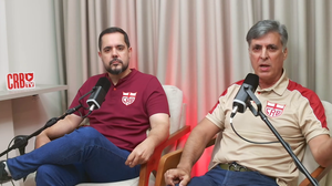 O presidente do CRB, Mário Marroquim, e o vice-presidente Eduardo Marinho - CRB Play