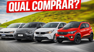 Imagem Vídeo: Confira os 5 carros mais baratos do Brasil em 2026