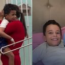 Imagem Menino que caiu de 2º andar de prédio em Caruaru tem alta; "Milagre", diz mãe