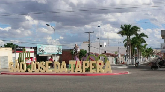 Entrada de São José da Tapera, no Sertão de Alagoas - Reprodução