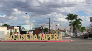 Entrada de São José da Tapera, no Sertão de Alagoas - Reprodução