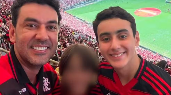 Secretário de Governo da Prefeitura de Itumbiara Thales Machado e o dois filhos - Foto: Reprodução/Instagram de Thales Machado