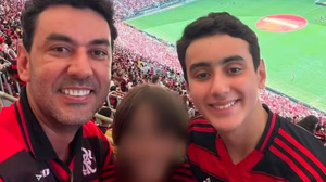 Secretário de Governo da Prefeitura de Itumbiara Thales Machado e o dois filhos - Foto: Reprodução/Instagram de Thales Machado